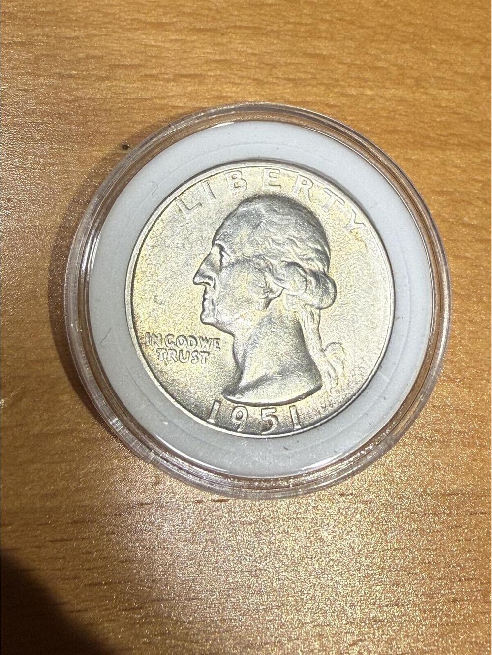 1951-S Washington Quarter Silver Coin Better Date San Francisco Mint VF/XF